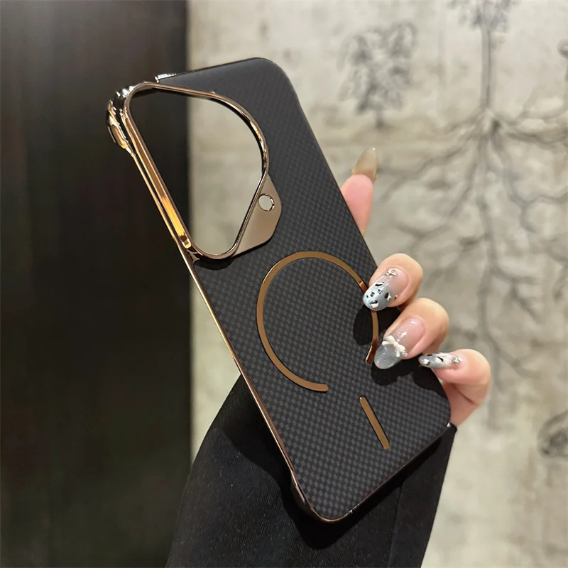 Slim Matte Frameless Magnetic Wireless Charging Case Cover
