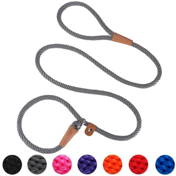 Dog Leash Durable Slip Rope P Chain Dog Colla 2 In 1 Adjustable Loop Collar Comfortable Small Meidum Large Pet Collas Leashes