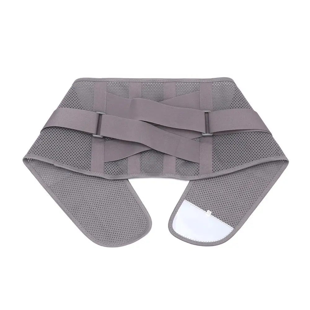 

Дышащий Пояс для поддержки спины и поясницы, спортивный пояс для снятия талии и поддержки позвоночника, противоскользящий, унисекс