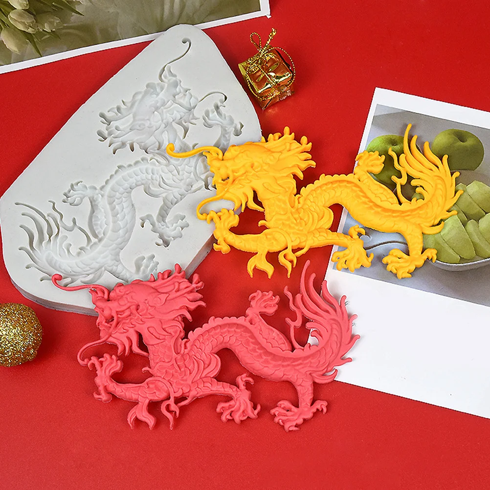

Mold Silicone Molds for Chocolate Novelty Soap Dragon Moulds DIY Fondant Silica Gel Flexible Candy