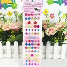 

Mixed Color Multi Styles Acrylic Rhinestone Crystal Decoration 3D Stickers Baby Kids Girls DIY Cute Children Toys Stickers