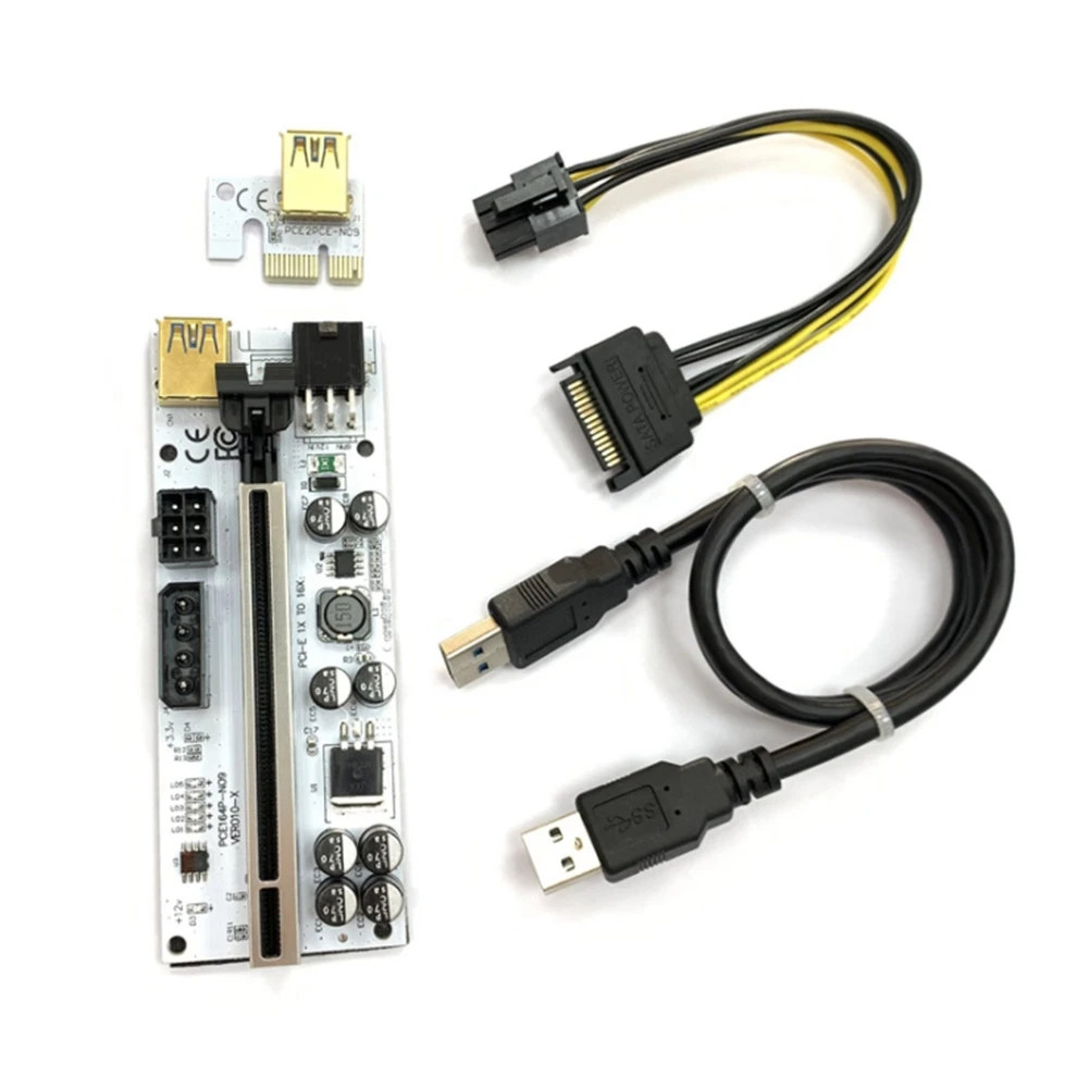 

10PCS Riser USB 3.0 PCI-E Riser VER010-X Express Cable Riser for Video Card X16 Extender PCI-E Riser Card for Mining