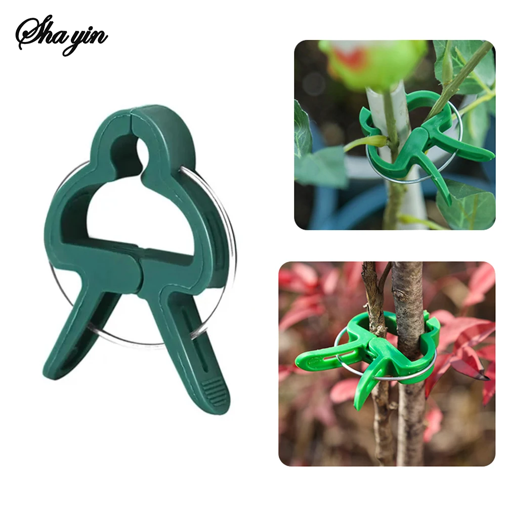 Garden clips 20PCS Garden Butterfly Orchid Garden Set Tomato Plants Clip Plastic Clips Gardening Tools