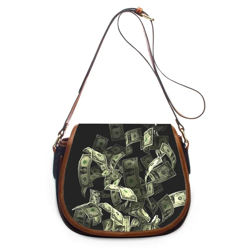 

USD dollar money 3D Print New Fashion Women Crossbody Bag Luxury Handbags Women Bags Zipper Shoulder Bag Women Shoulder Bag