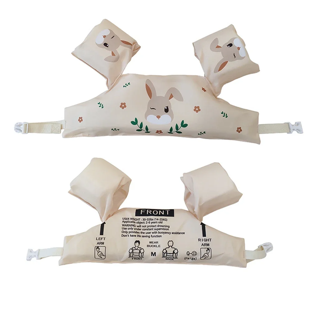 Cute Cartoon Swimming Water Wings Adjustable Swimming Training Life Jacket Baby Arm Sleeve Float for Kids Age 2-8 Years Old