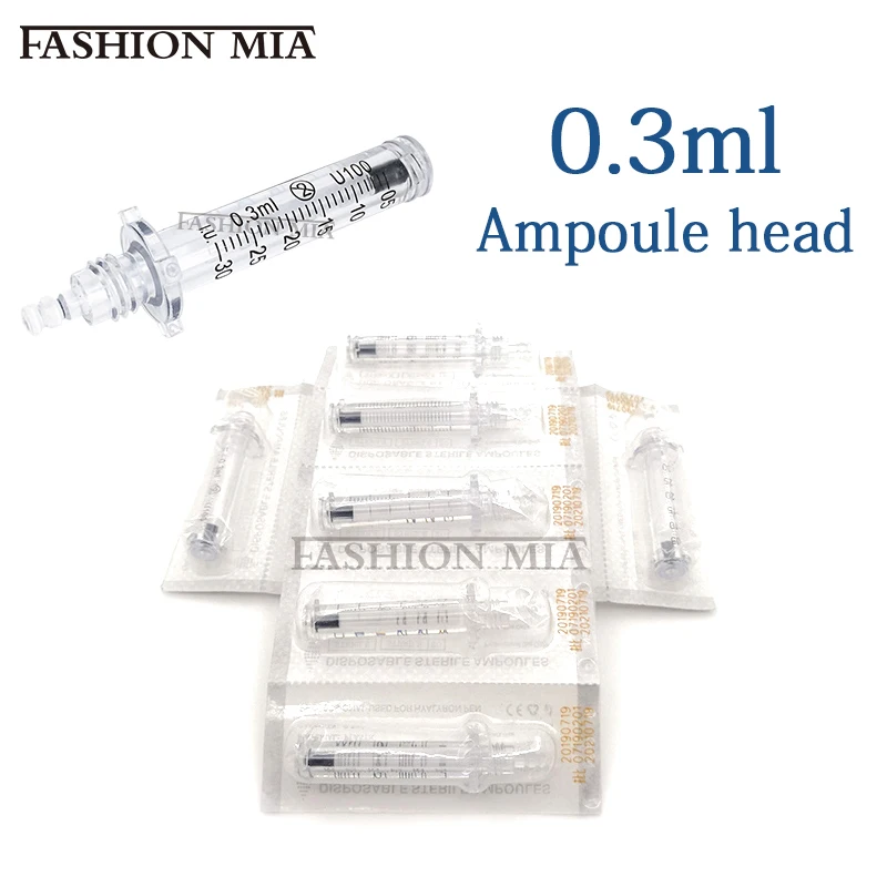 Ampoule syringe for 0.3ml Hyaluron Pen lip Injection Hyaluronan Acid syringe For Lip Dermal Filler Remove wrinkles filler