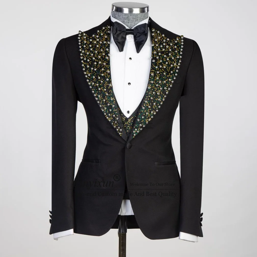 

Роскошные Металлические Украшенные мужские бриджи для жениха, свадебные бриджи, костюм для мужчин