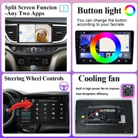 Navigation GPS Android 15 Auto Radio stéréo pour Ford Mondeo MK4 2007-2014 Carplay lecteur vidéo de voiture 2din DVD unité principale multimédia 4