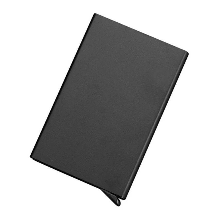 Automatic Credit Card Box Business Card Box Metal Aluminum Alloy RFID Holder