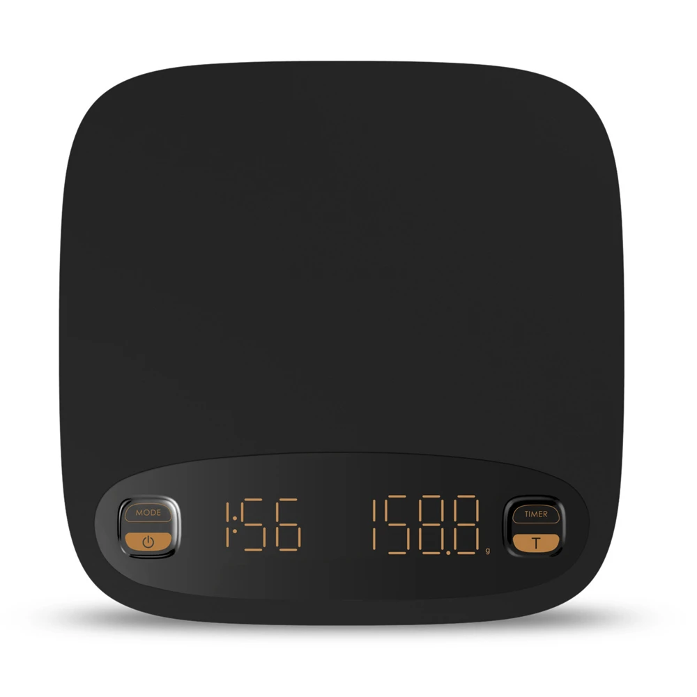 

USB Charging Kitchen Scale with Timer Drip Coffee Scale Electronic Digital Scale Precision Food Scale Waterproof Weighing Scale