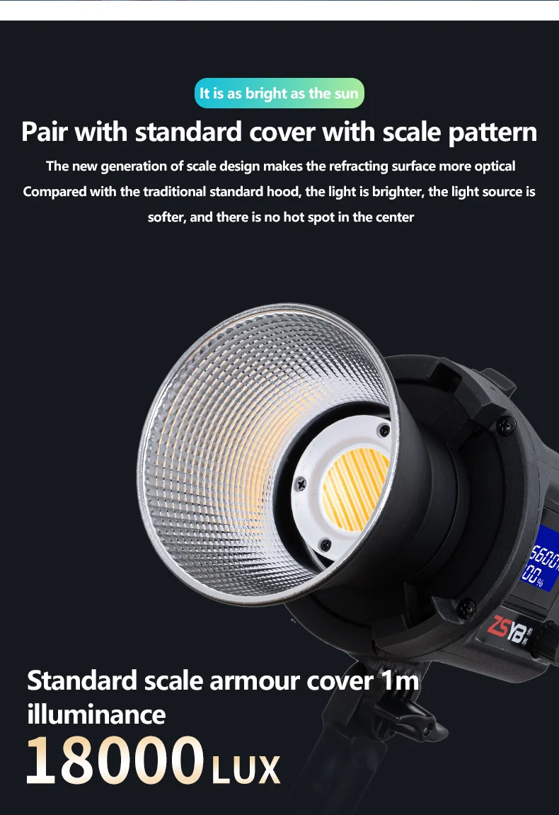 ZSYB YB CL-60Bi Bi-color Handheld Video Light wireless Remote control Fill Lights For Outdoor Shooting Live Short Video 6