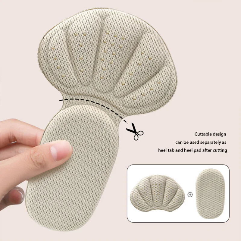 Heel Cushion Insole Heel Patch Insole Heel Insoles Heel Grips Heel Cushion Protector Heel Protector Pads Heel Protector Patches Heel Protector T-Shaped Heel Grips Cushions Inserts Loose Too Big Shoes Insert Heel Pads Snugs Filler Improve Shoe Comfort Prevent Slip