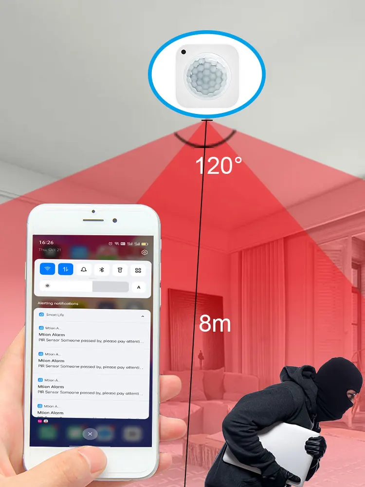 detectar movimento humano lux sensores seguranca em casa 01