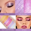 QIBEST 12 Colors Glitter Liquid Eyeshadow Sets Waterproof Metallic Pearly Metallic Diamond Eye Shadow Set Eye Pigment  Makeup 6