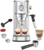 Espresso Machine 20 Bar with Auto Milk Frother, Professional Espresso Maker with Adjustable Shot Volume, Compact Cappuccino 1