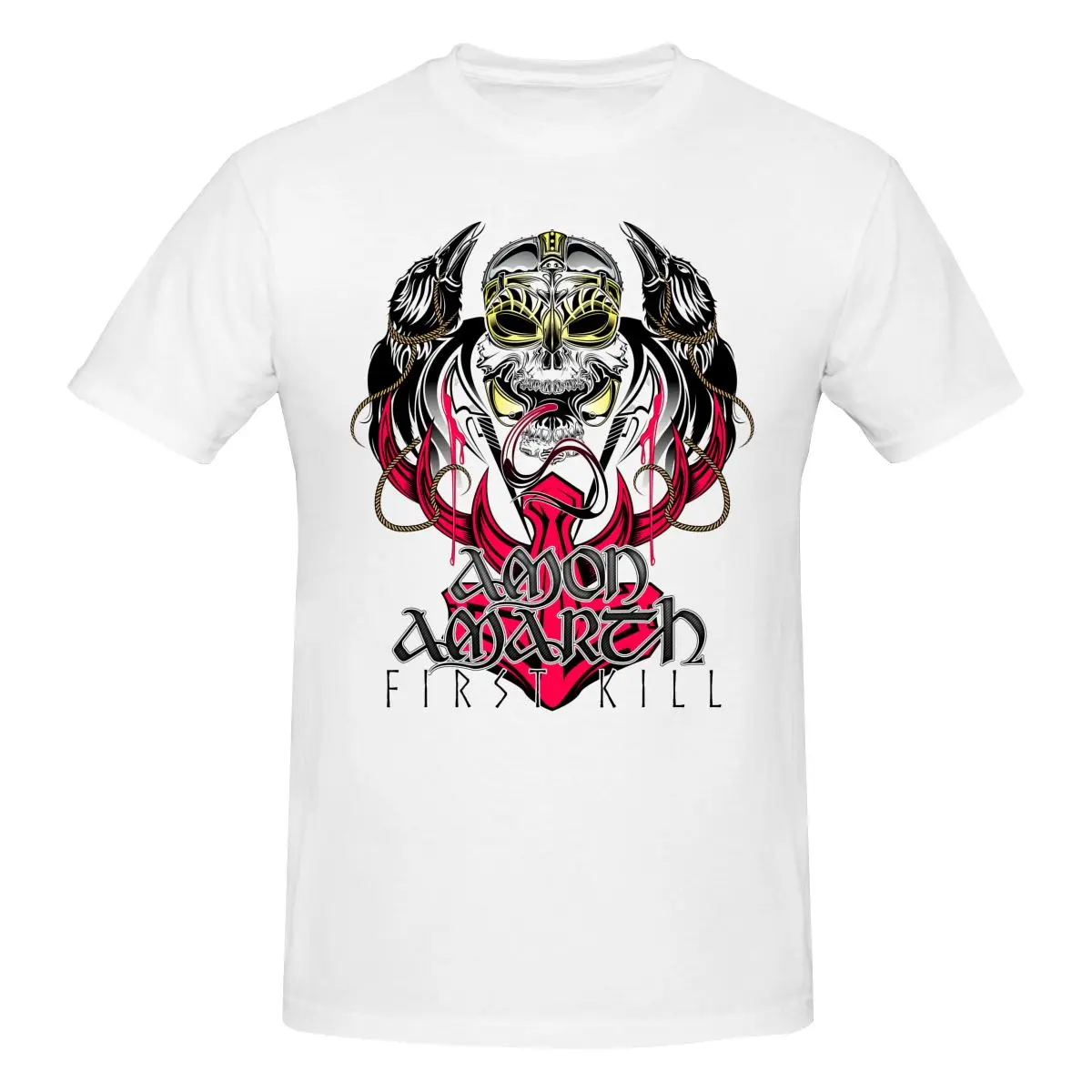 

Amon Amarth Men's Classic Unisex Cotton T-Shirt for Men & Women, Classic Tee
