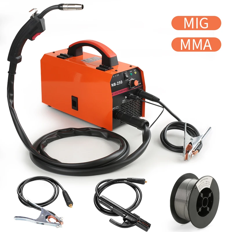 220v Semiautomatic Welding Machine Mig Arc Welder Mma 2 In 1 No Gas