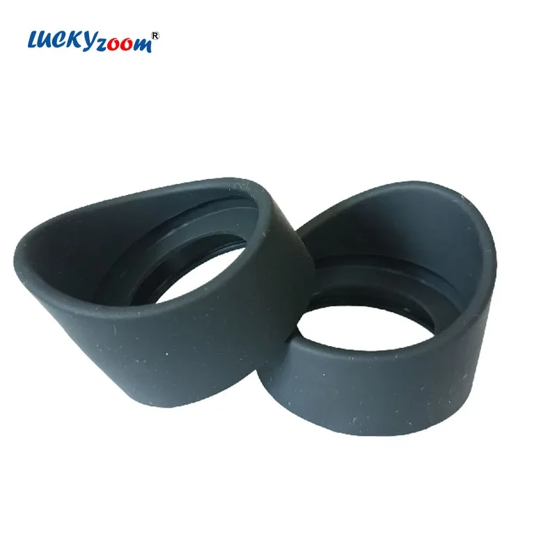 2 Sets Rubber Microscope Eyepiece Cover 32MM For Biological Binocular Trinocular Microscopio
