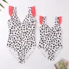 Mother and Dauthter Swimsuit One-Piece Mommy Kid Bikini Beachwear Mother And Me Bathing Suit Baby Girl Swimwear 5