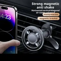 NEW Magnetic Car Phone Holder Stand Car Air Outlet Navigation Bracket For Magsafe Support GPS Mobile Bracket Auto Interior Decor 2