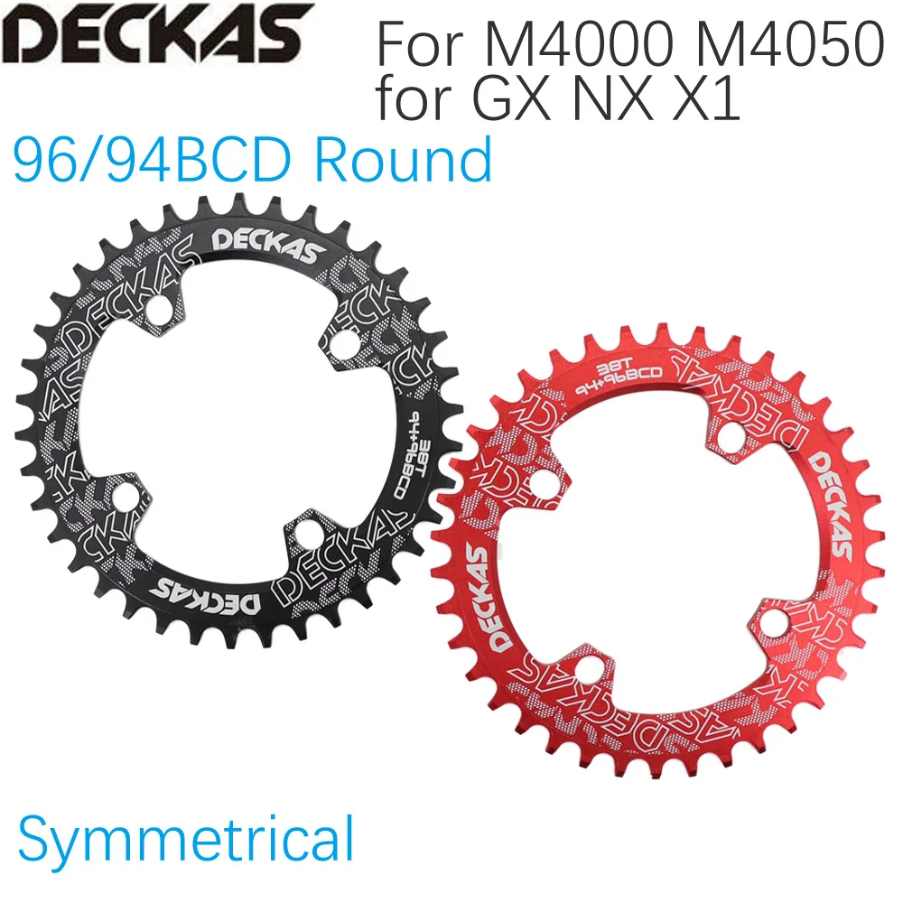 Corona Deckas 96Bcd Rotonda 32T 34T 36T 38T Piastra Dentata Mtb Mountain Bike 96Bcd Bici Da Strada M4000 M4050 Nx Gx X1