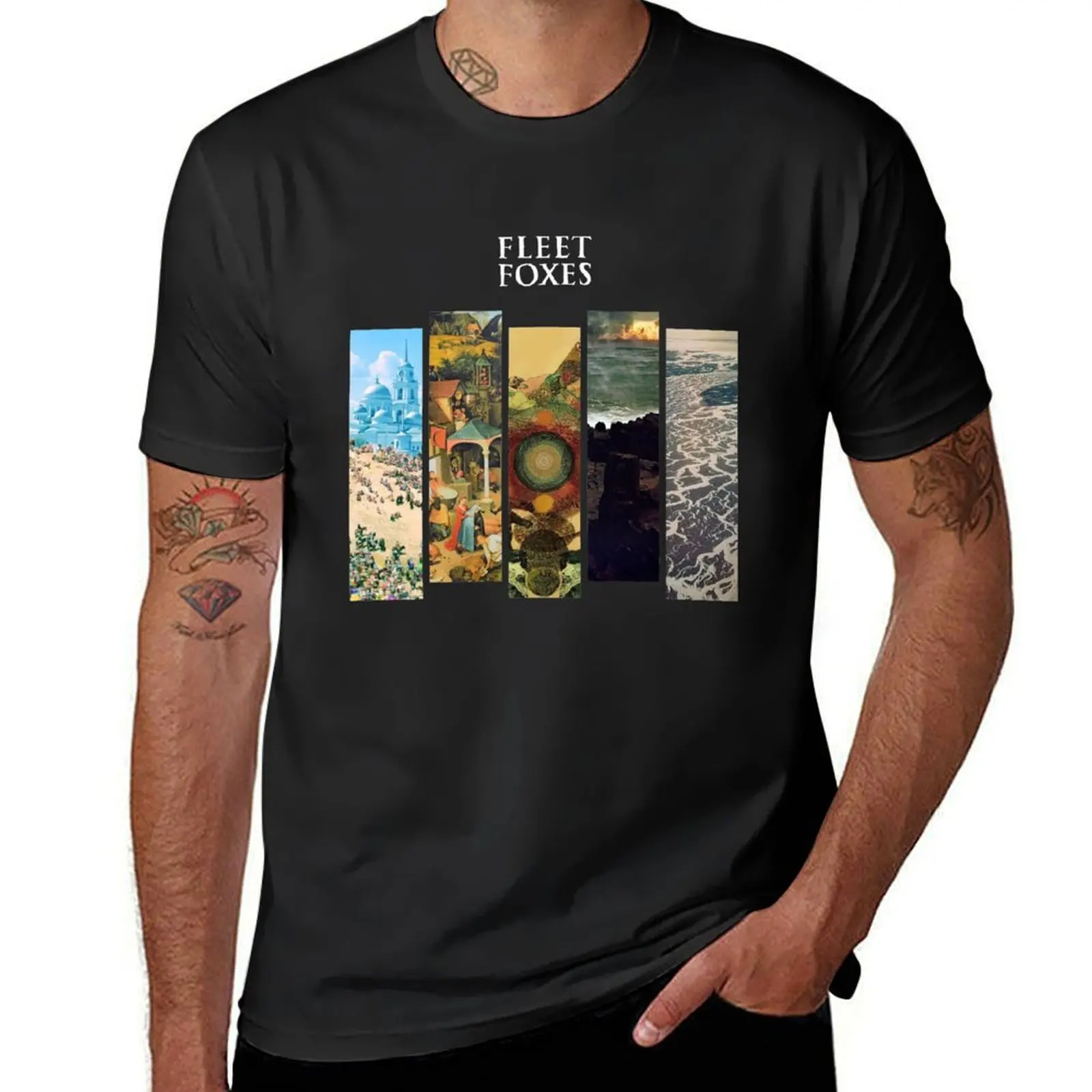 

fleet foxes T-Shirt sweat boys whites mens t shirts pack