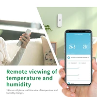 WIFI Temperature And Humidity Sensor Tuya Smart Home External Thermometer Detector Compatible For Alexa Smart Speaker - Image 2