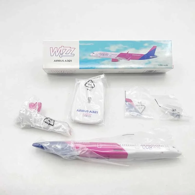 Wiszz-飛行機の飛行モデル,1/200スケール,静的飛行機,おもちゃ