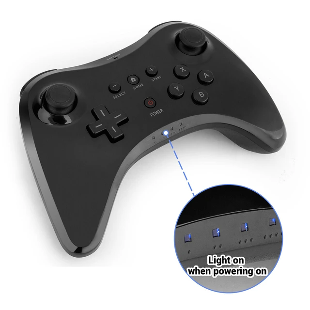 Pro Controller U for Wii and Wii U - Black 