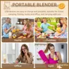 Rechargeable Mixers Fruit vegetable Juice Portable Juicer Cup Bottle Mini Fast Electric Blender Smoothie Ice Maker 10 Blades 3