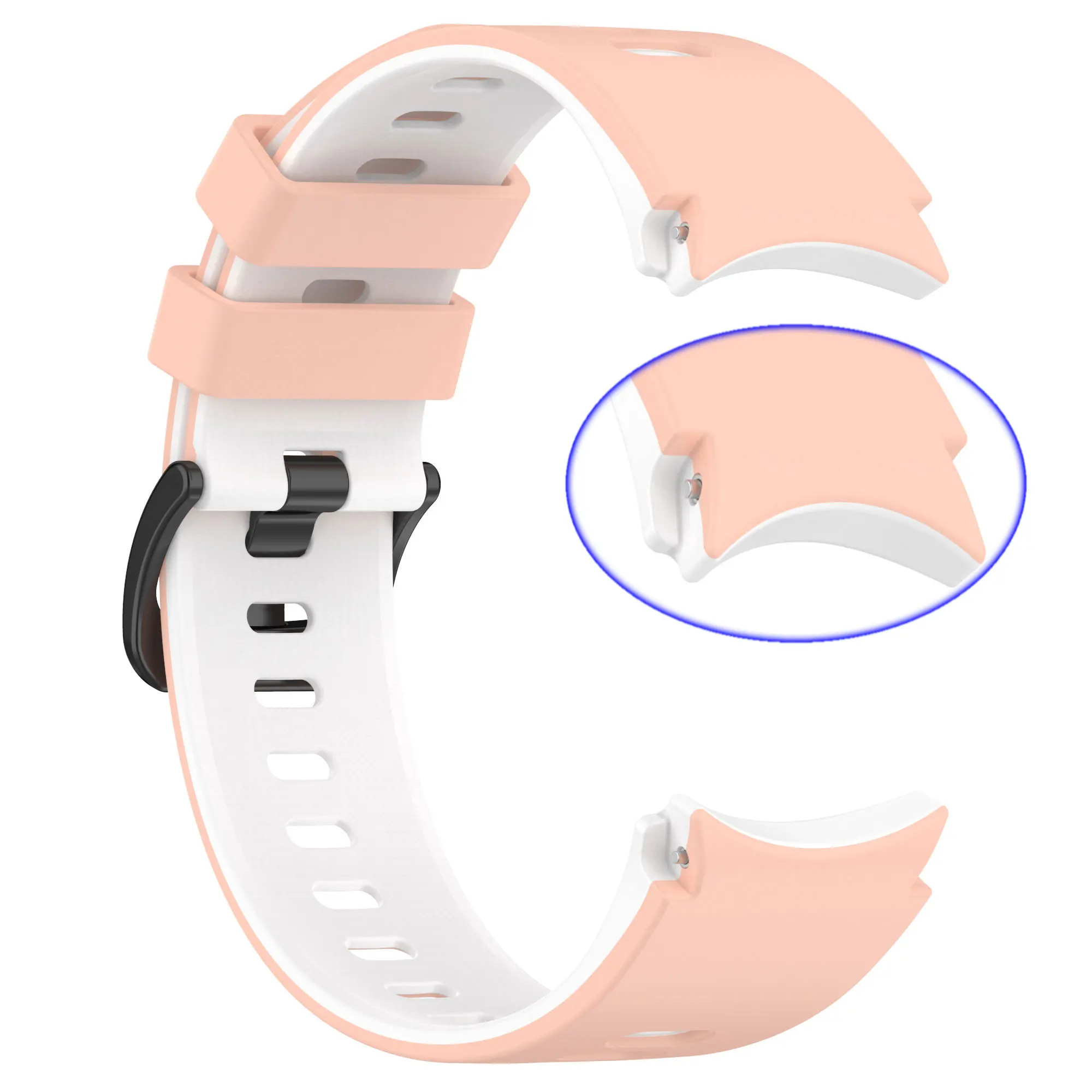 Premium 20mm Silicone Sports Watch Band - Universal Fit Strap