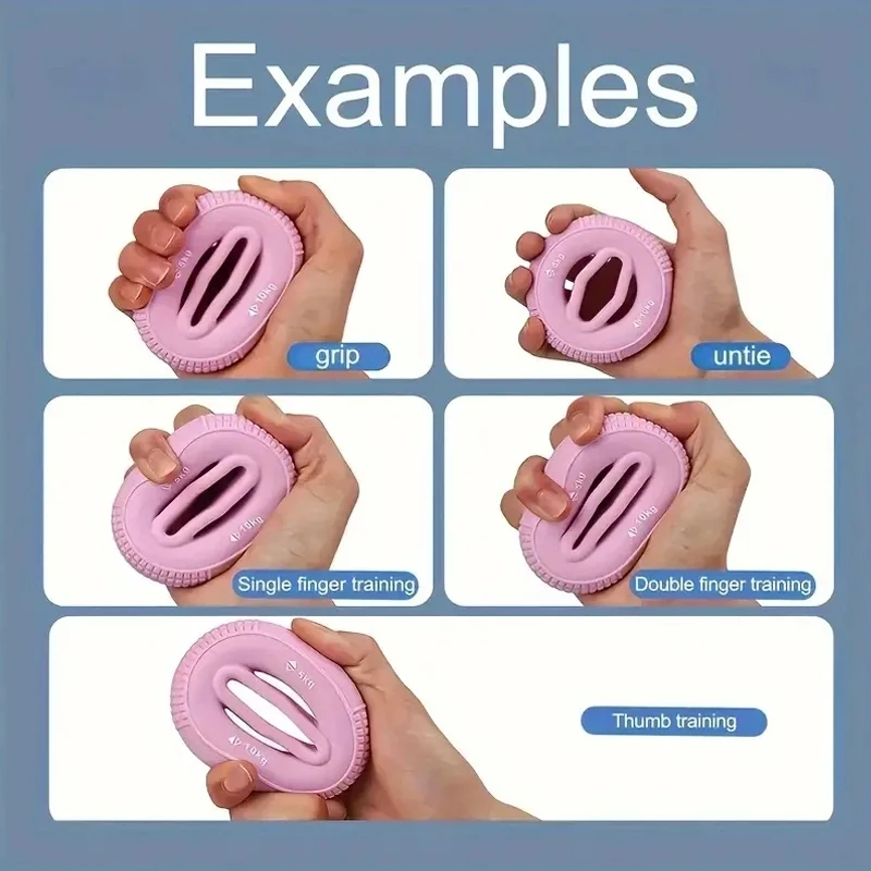 1pc Silicone Finger Gripper Anti-slip Finger Massage Grip Ring FingerForearm Trainer-Improve Hand Strength And Flexibility hand strengthener finger trainer finger strength trainer hand grip trainers hand grip exerciser hand exerciser hand trainer