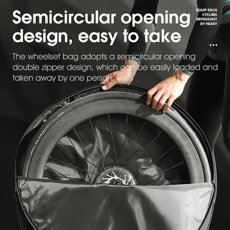 Sacoche Une Roue Pour Vélo Transit – Compatible Roues Jusqu’à 26x2 Et 700x45 – Occasion