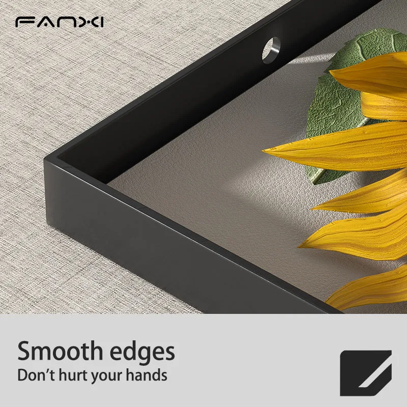 Table tray for storage Table cup tray Rectangular storage is suitable for tea sets, stationery, decoration Desk organizer
