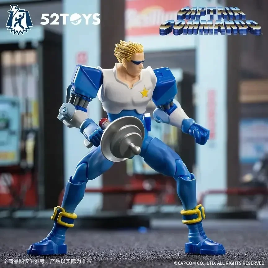 

Capcom Captain Commando Anime Figure Collection Joint Movable Action Figurine Model Toys Ornament Toys Birthday For Boys Gift