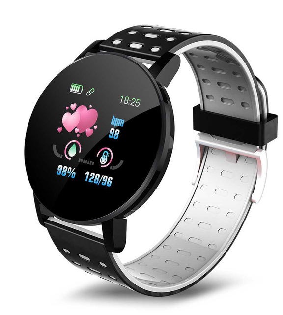 Plus Smart Watch Color Screen Men Women Fitness Bracelet Fashion Sports Waterproof Heart Rate Monitoring for Xiaomi Huawei