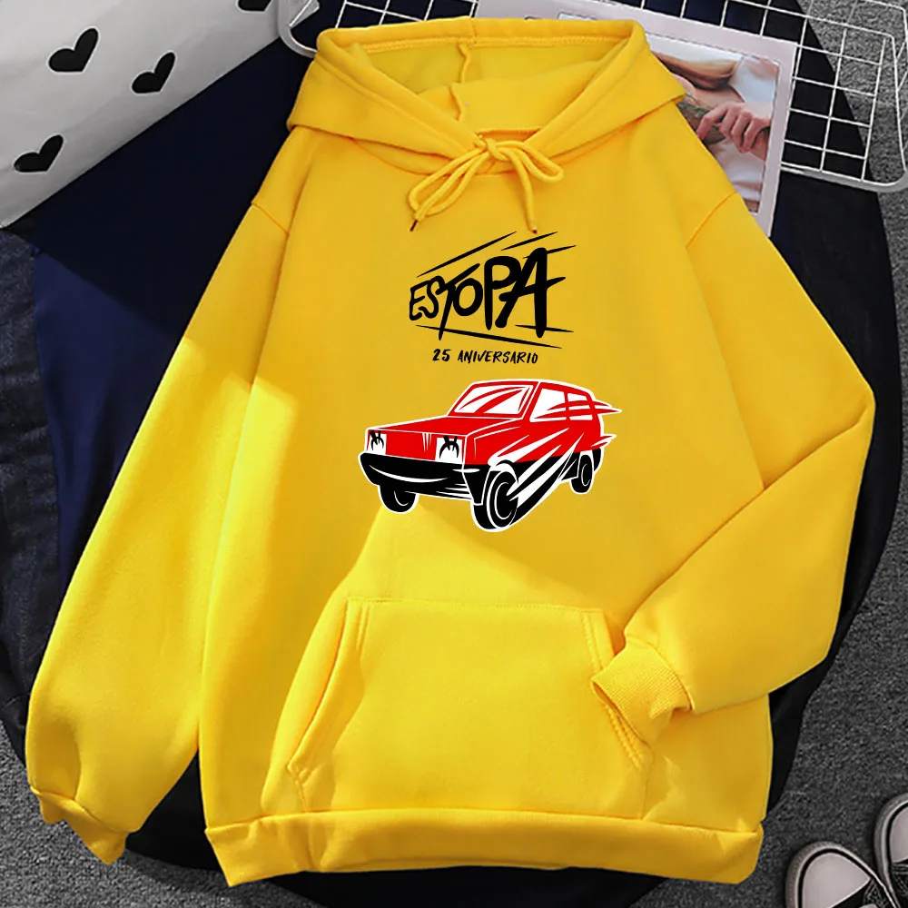 Estopa Rock/Rumba Duo Hoodies Car Funny Graphic Printing Sweatshirts for Men/Women Streetwear Heavy Mental Fashion Pullovers Boy 5