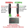 MARANTEC 868MHz Garage Door Remote Control Clone Marantec Digital 302 304 382 384 313 321 312 868 MHz Garage Door Opener 2