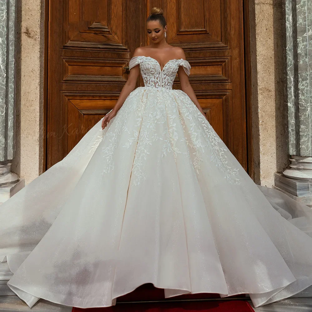 abiti-da-sposa-lucidi-con-spalle-scoperte-per-le-donne-2024-abiti-da-sposa-chic-court-train-princess-plus-size-vestido-de-novia-custom