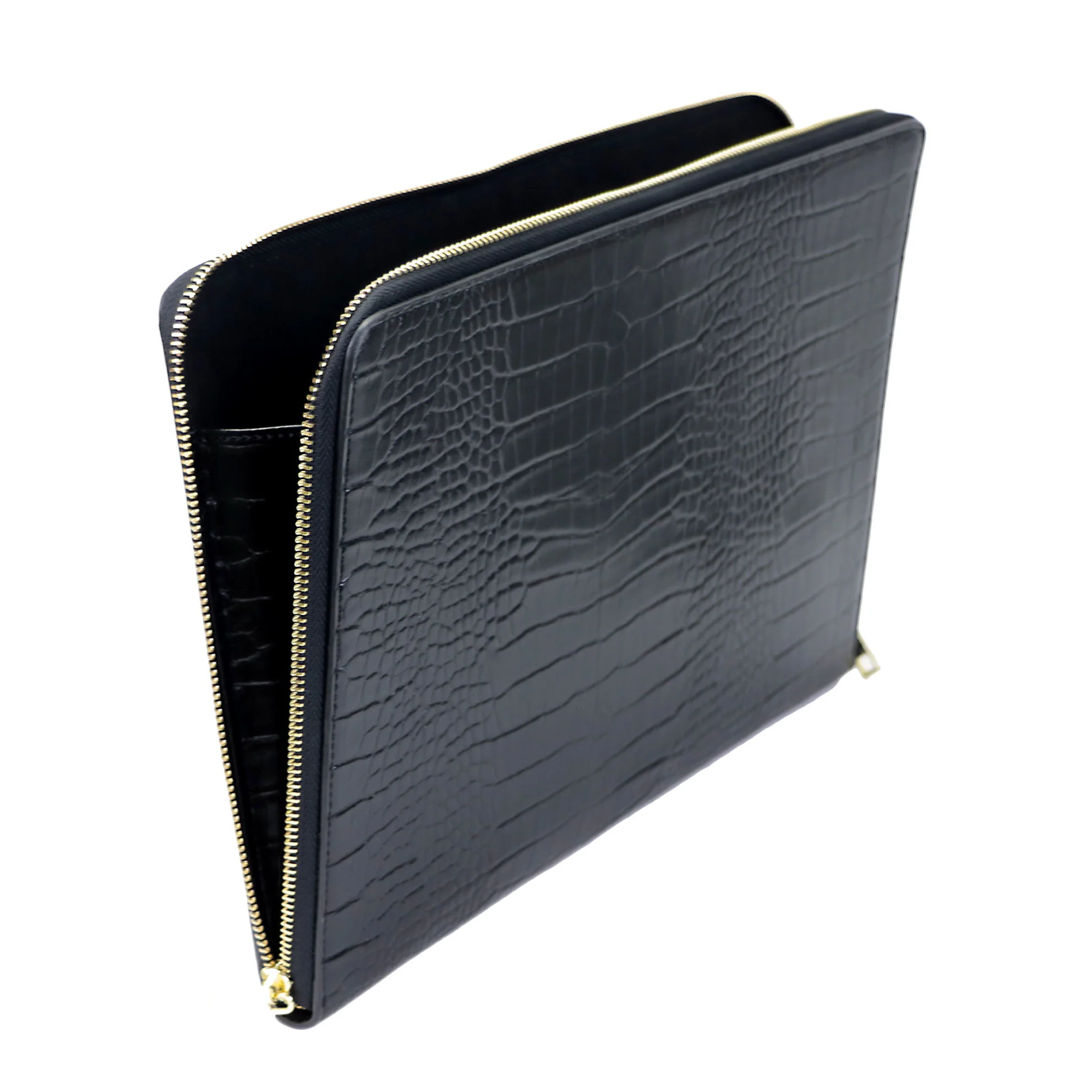 Free Custom Saffiano PU Leather Laptop Sleeve Bag for Macbook 13