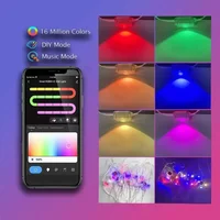 100FT 60 LEDs Permanent Outdoor Lights Smart RGBIC Eaves LED Lights Festival Flashing Lighting Fairy String  Holiday Lighting - Image 4