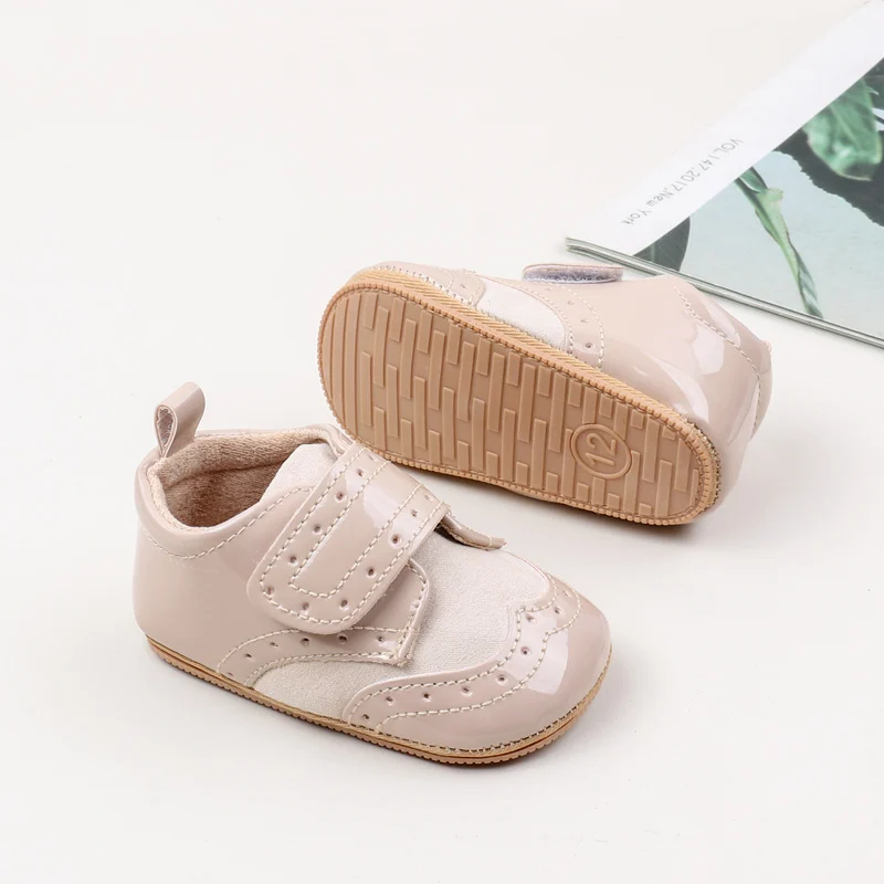Description Picture 5 of itemBaby Shoes High Quality Soft PU Anti-slip Sole Spring and Autumn Style for Newborn Toddler Boys and Girls 2024 Fashion BMB3234