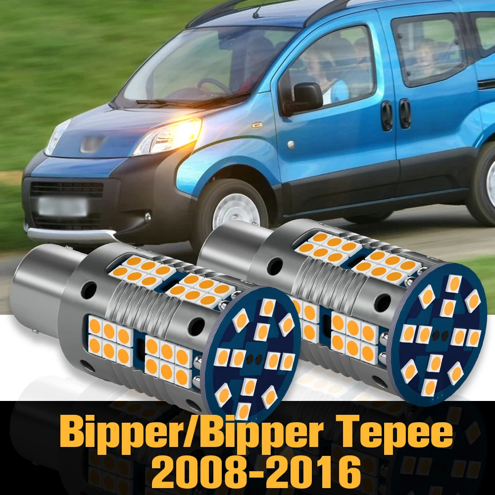 

2pcs Canbus LED Turn Signal Light Lamp Accessories For Peugeot Bipper Tepee 2008-2016 2009 2010 2011 2012 2013 2014 2015