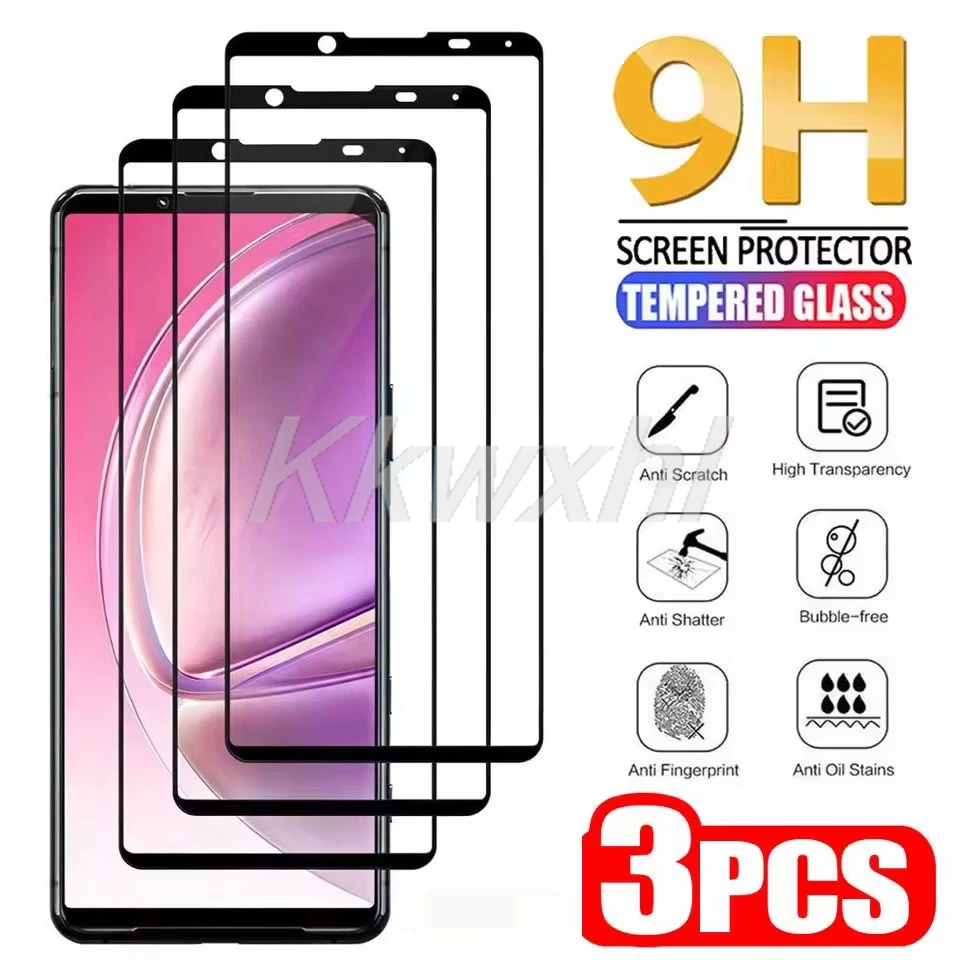 Premium 3-Pack Full Tempered Glass Screen Protector Film