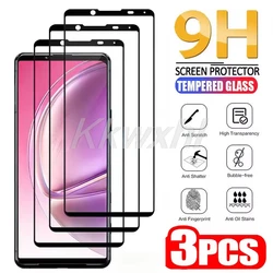 Premium 3 - Pack Full Tempered Glass Screen Protector Film - Full Glass (Xperia 5 V)