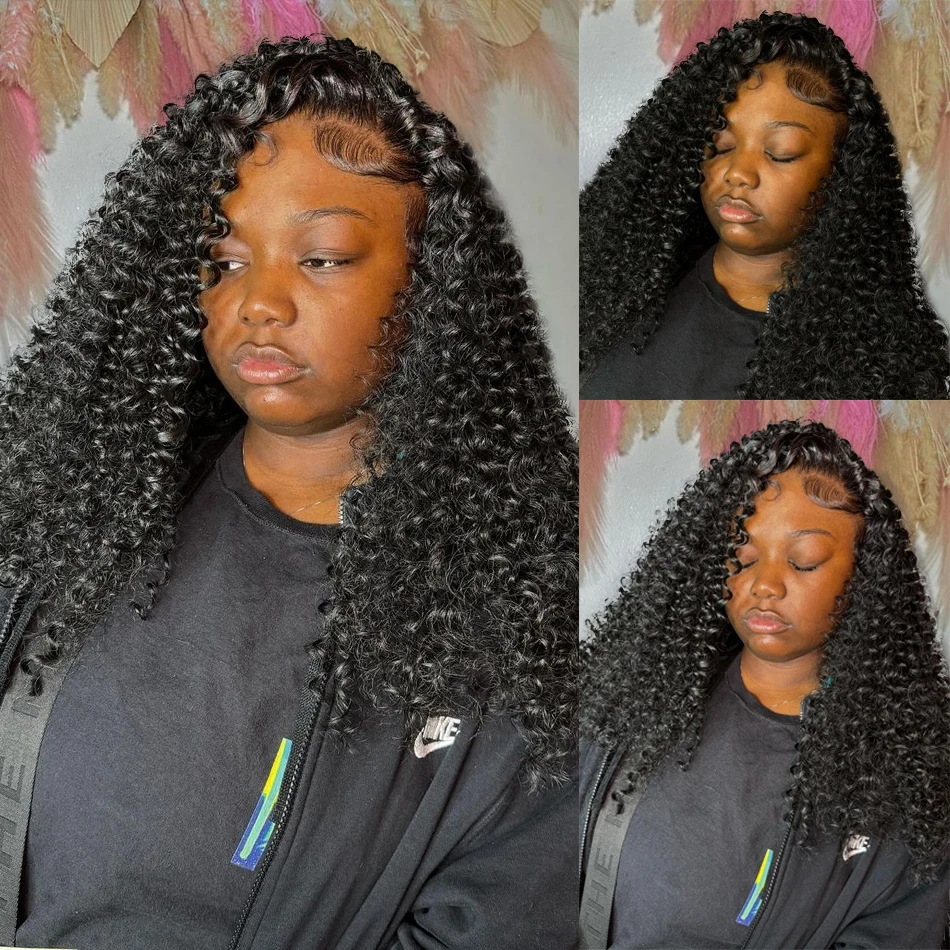 Rosabeauty Curly 13X6 HD Lace Frontal Human Hair Wig Brazilian Glueless 13x4 Deep Wave Lace Front Human Hair Wigs for Women