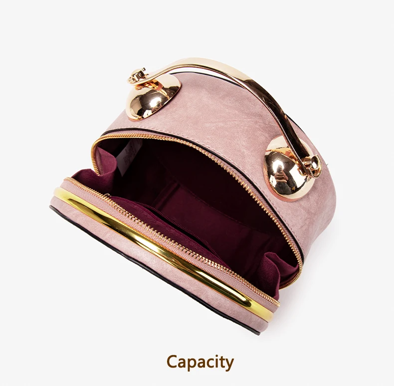Eine neue Retro-Handtasche für Damen 2026, eine kreative Uhr- und Armbanduhr-Tasche, und eine ausgefallene und lustige kleine runde Tasche – Detail 13