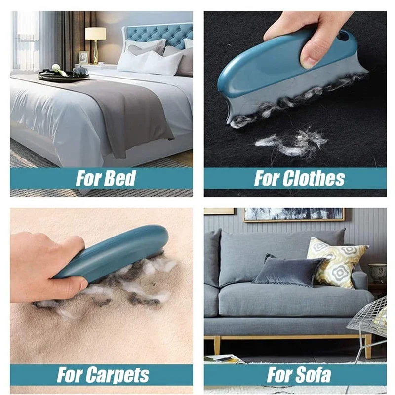 Lint Hair Remover Brush Cleaning Brush Sofa Fuzz Fabric Dust Removal Pet Cat Dog Portable Multifunctional Household Remover 3