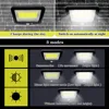 Solar Lights Outdoor Garden Wall Lamp Motion Sensor IP65 Waterproof Energy Saving Lamps for Outdoor Courtyard Street Porch Etc. 3