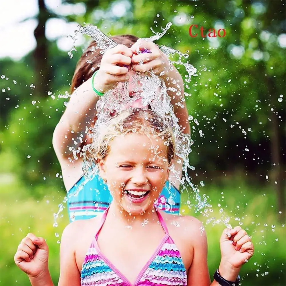 Outdoor Activities Air Water Bomb Balloon Pump Automatic Sealing Balloons Sand Pool Water Toys Water Balloon Pump Large Capacity 3